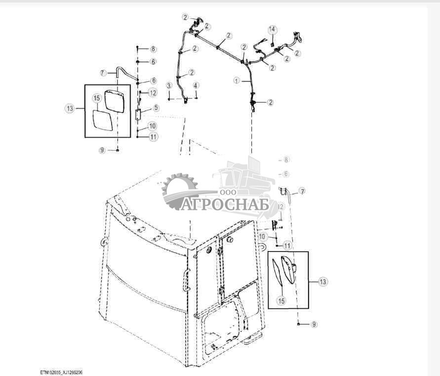 Standard Exterior Rear View Mirror 